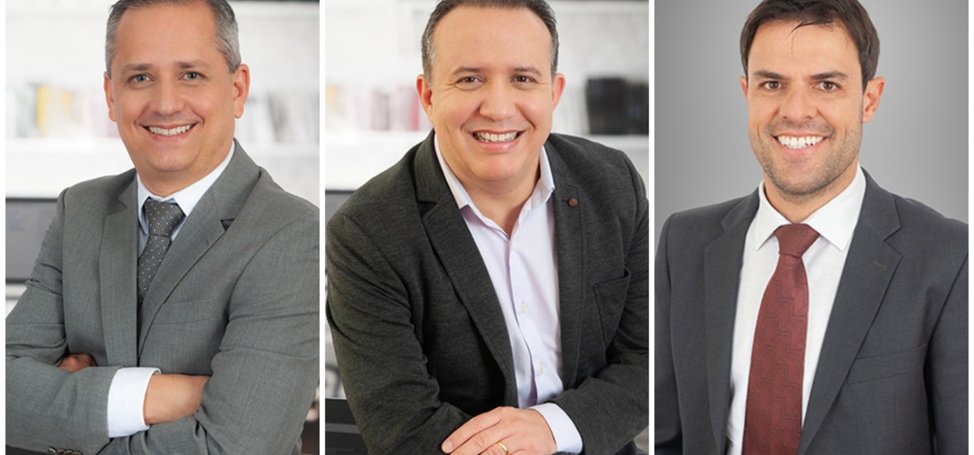 Os sócios da Bem Seguro: (E/D) Thiago Vieira Furtado, Leonardo Rocha e Bruno de Melo Lauar Os sócios da Bem Seguro: (E/D) Thiago Vieira Furtado, Leonardo Rocha e Bruno de Melo Lauar