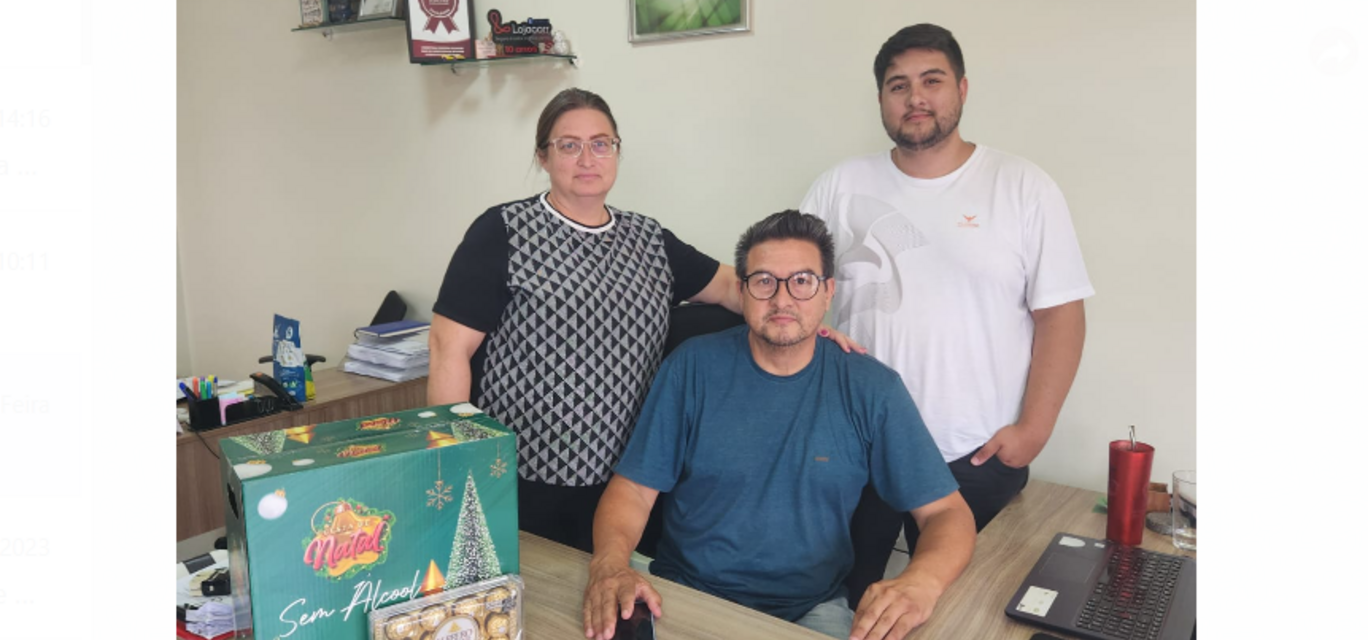 Família de corretores de seguros: Cristiane, Eugênio e Alexandre Família de corretores de seguros: Cristiane, Eugênio e Alexandre